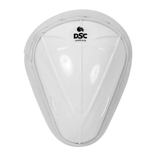 DSC Attitude Cricket Belly Guard for Youths | Color: Multicolor | Size: Youth | Material: Plastic | Ergonomically shaped | Padded protection | Lightweight and durable | For training and matches