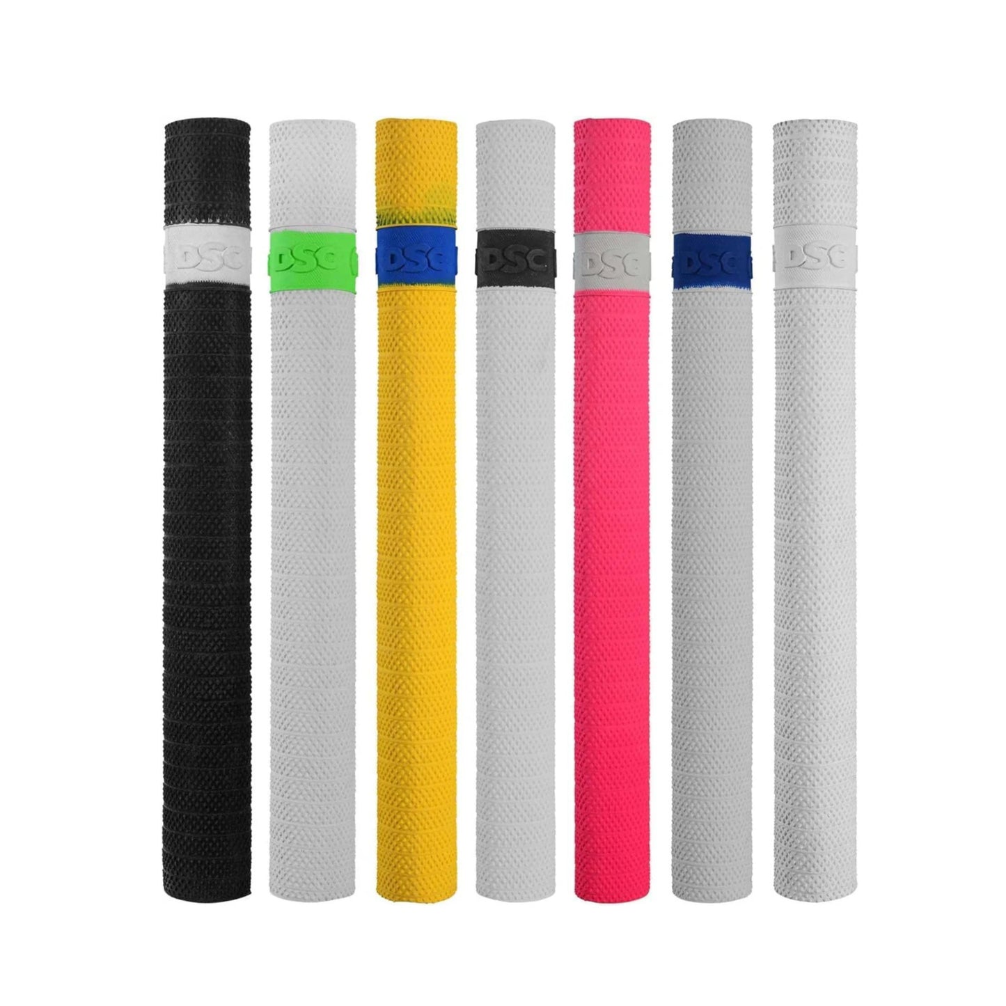 DSC Speed Mix Farbiger Cricketschlägergriff | Farbe: Mehrfarbig | 3er-Pack | Material: Gummi | Bessere Stoßdämpfung | Verbesserte Kontrolle | Einfache Installation | Verwendung für alle Spieler | Bequeme Passform
