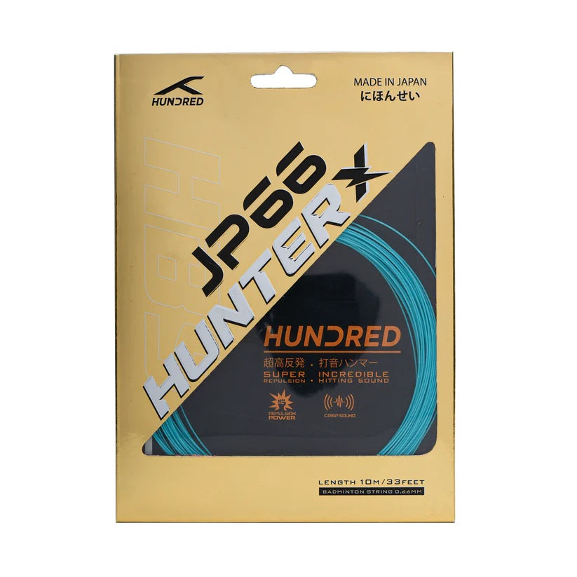 JP 66 HUNTER X Badminton-Saiten | Länge: 10 m/33 Fuß | Dicke: 0,65 mm