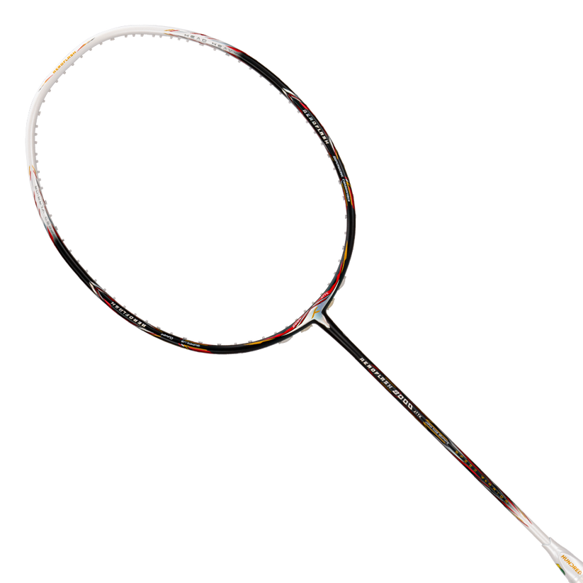 Hundred Aeroflash 8000 Attk Unbespannter Badmintonschläger mit kompletter Schlägerhülle | 84 Gramm | Maximale Besaitungsspannung: 34 lbs
