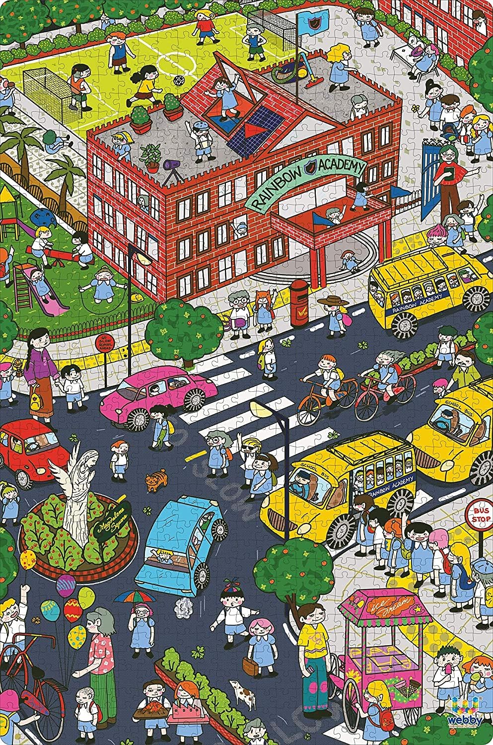 Webby After School Illustration Puzzle | 1000 Teile | Anspruchsvolles Puzzle für Jugendliche und Erwachsene | Fördert Konzentration, Problemlösungsfähigkeit und Kreativität | STEM-Lernspielzeug für Kinder ab 14 Jahren