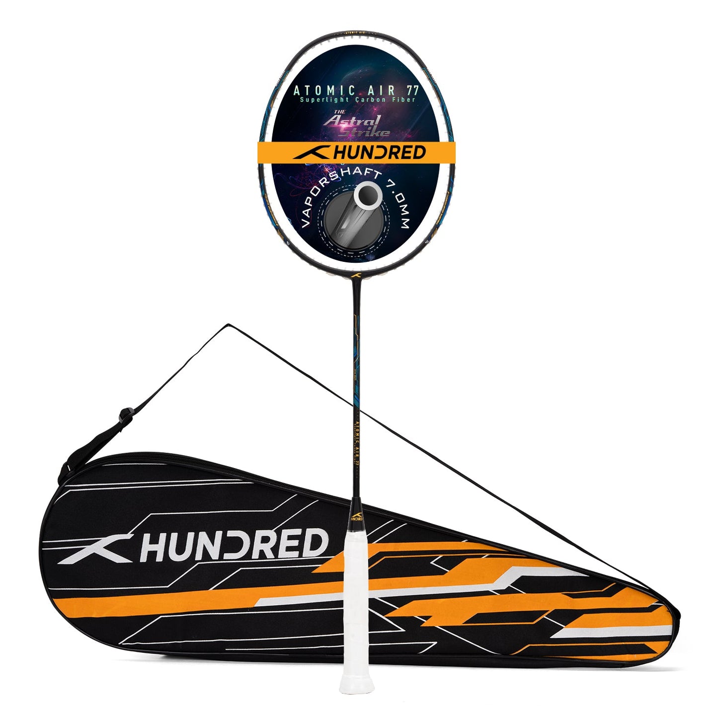 Hundred ATOMIC AIR 77 BadmintonschlÀger, schwarz/blau