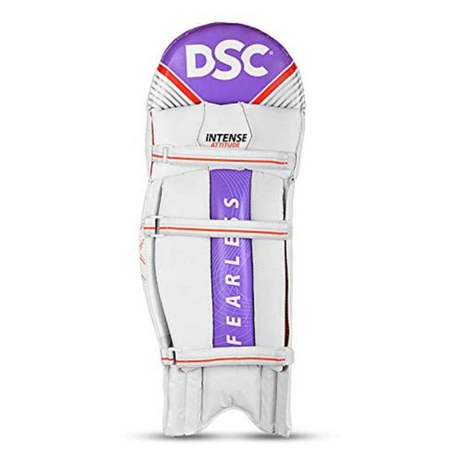 DSC Intense Attitude Cricket Batting Legguard | Für Männer & Jungen | Material: PVC | Breiter Riemen und Knöchelschaum | Komfort und Stabilität