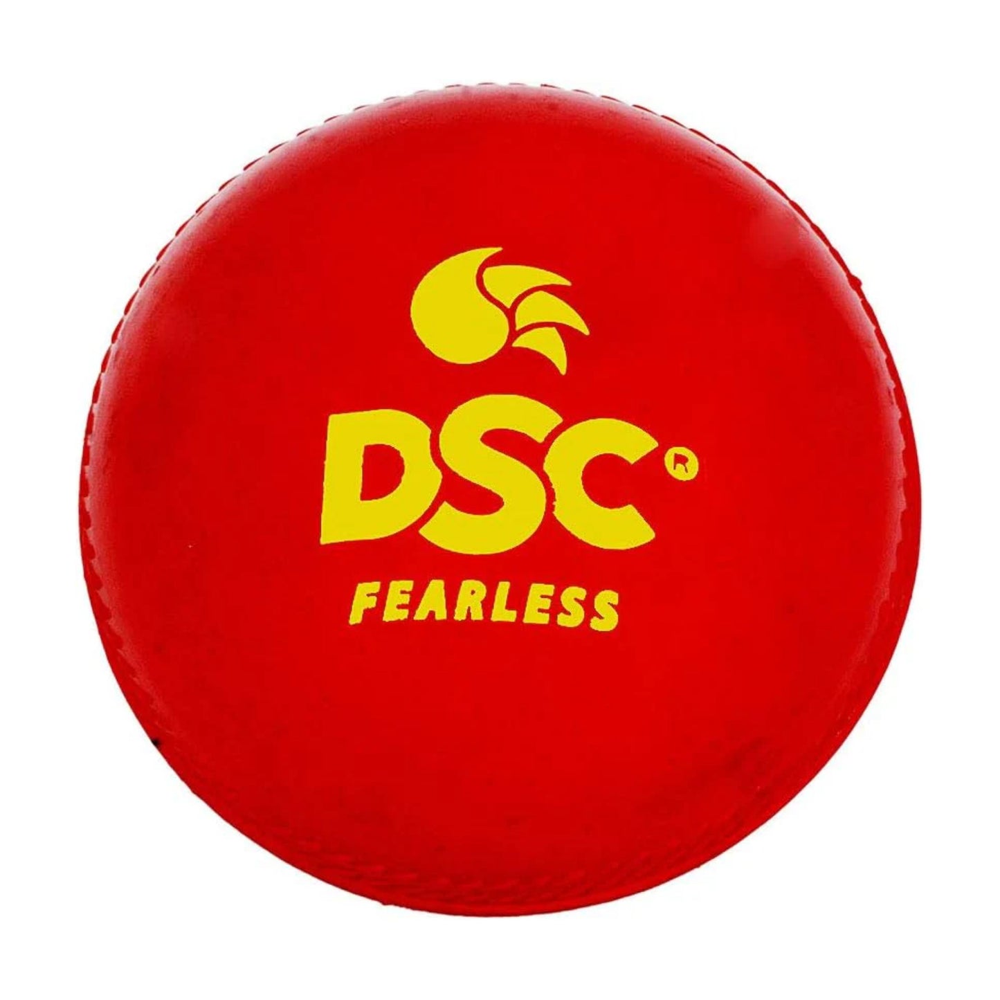 DSC Synthetische Wobble Leder Cricket Ball (rot)| Wasserdichtes Leder Ball | Geeignet für Praxis Spiel | Turnier Spiel | Top Qualität Kork