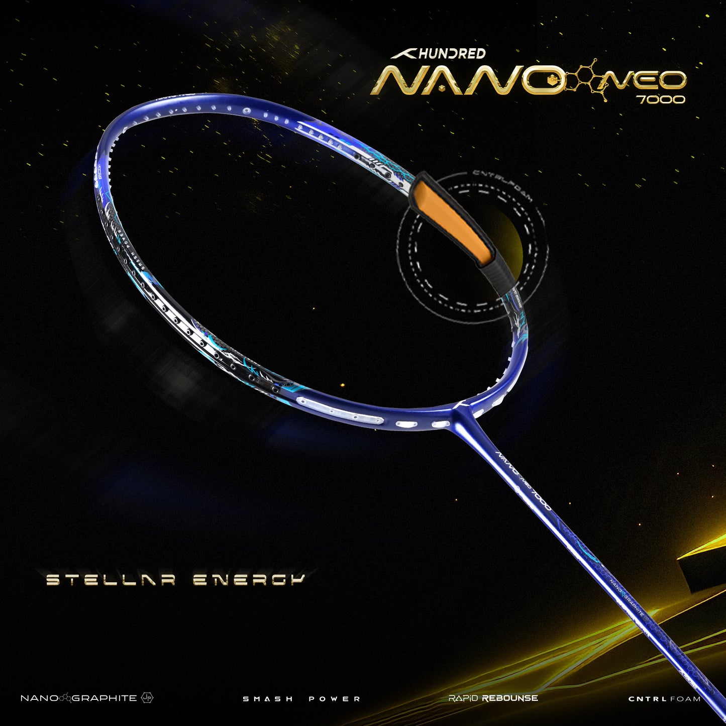 Hundred Nano Neo 7000- 4U Badmintonschläger