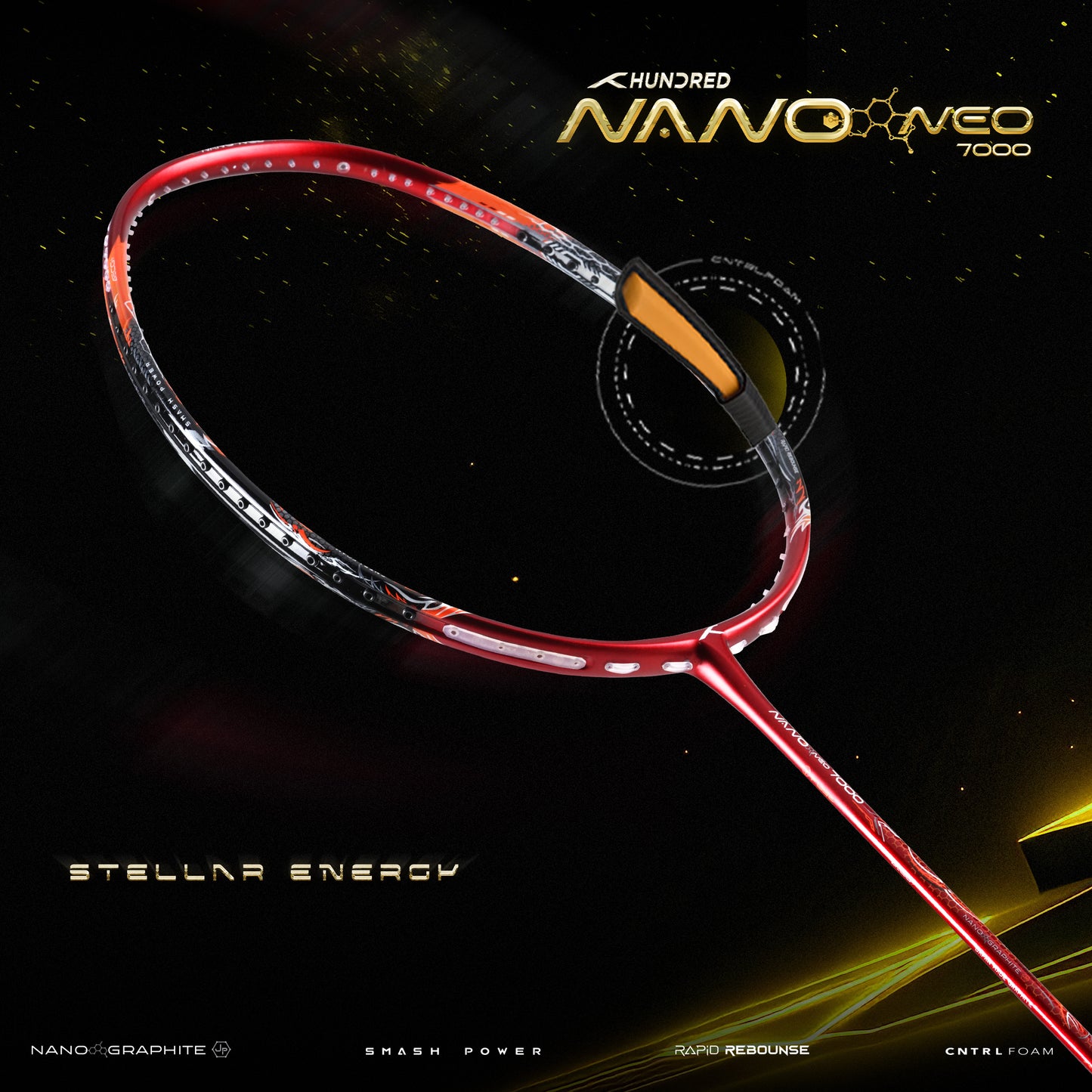 Hundred Nano Neo 7000- 4U Badmintonschläger