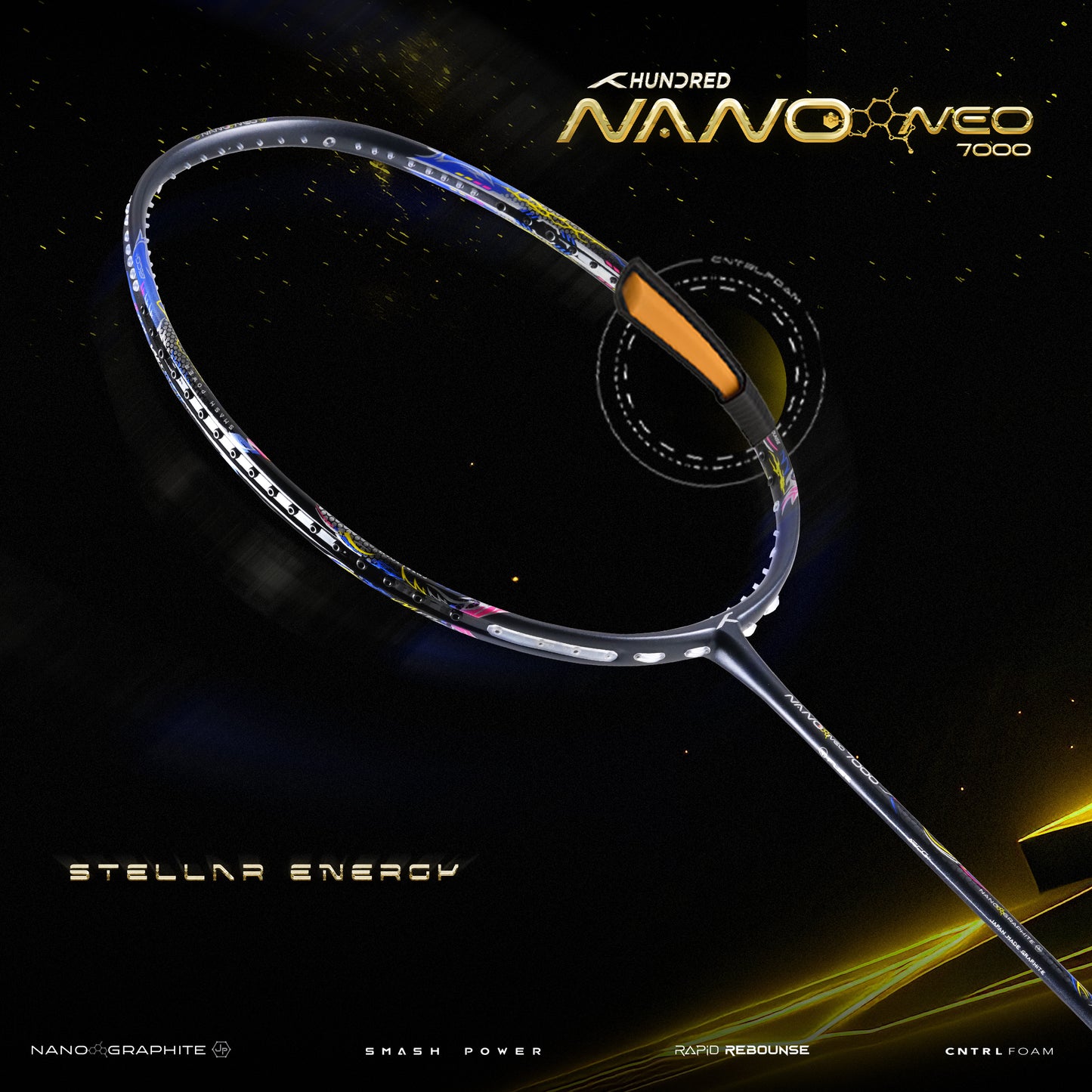 Hundred Nano Neo 7000- 4U Badmintonschläger