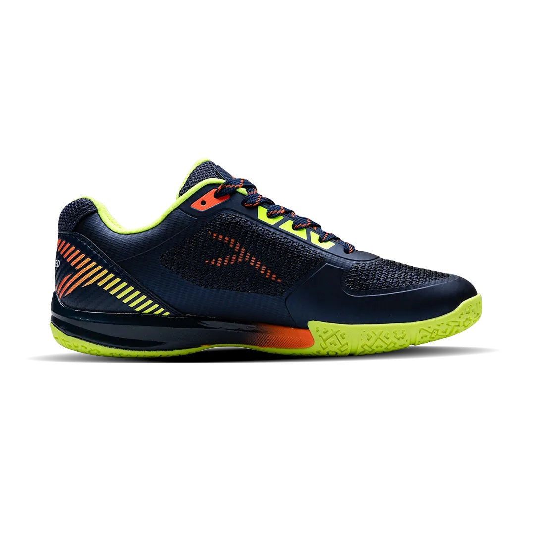 Hundred BEAST MAX Badminton Shoe Navy/Lime/Orange