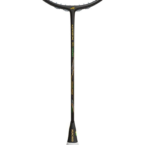 Hundred NITRIX 70 VENOM (4U) SCHWARZ/GRÜN Badmintonschläger
