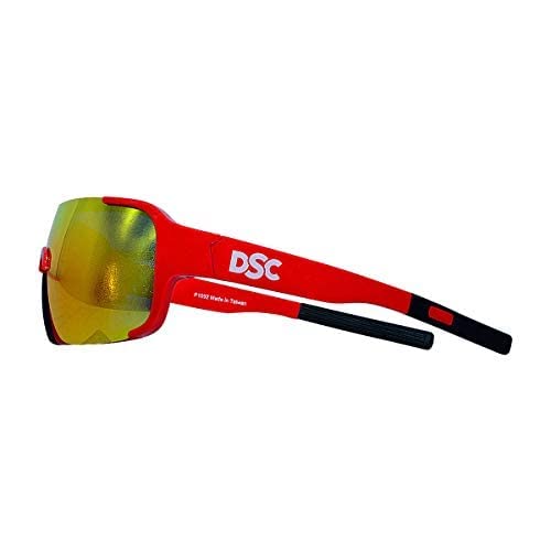 DSC Speed Polarisierte Cricket-Sonnenbrille (Rot)