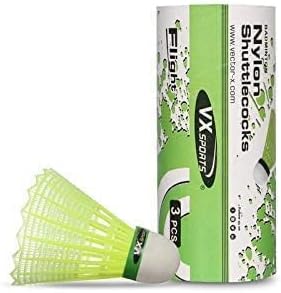 Vector X badminton racket | Color: Multicolour | Size: One size | For men & boys | Material: Aluminium | Set of 2 with 3 nylon shuttlecocks | Outdoor play, backyards | Sports training