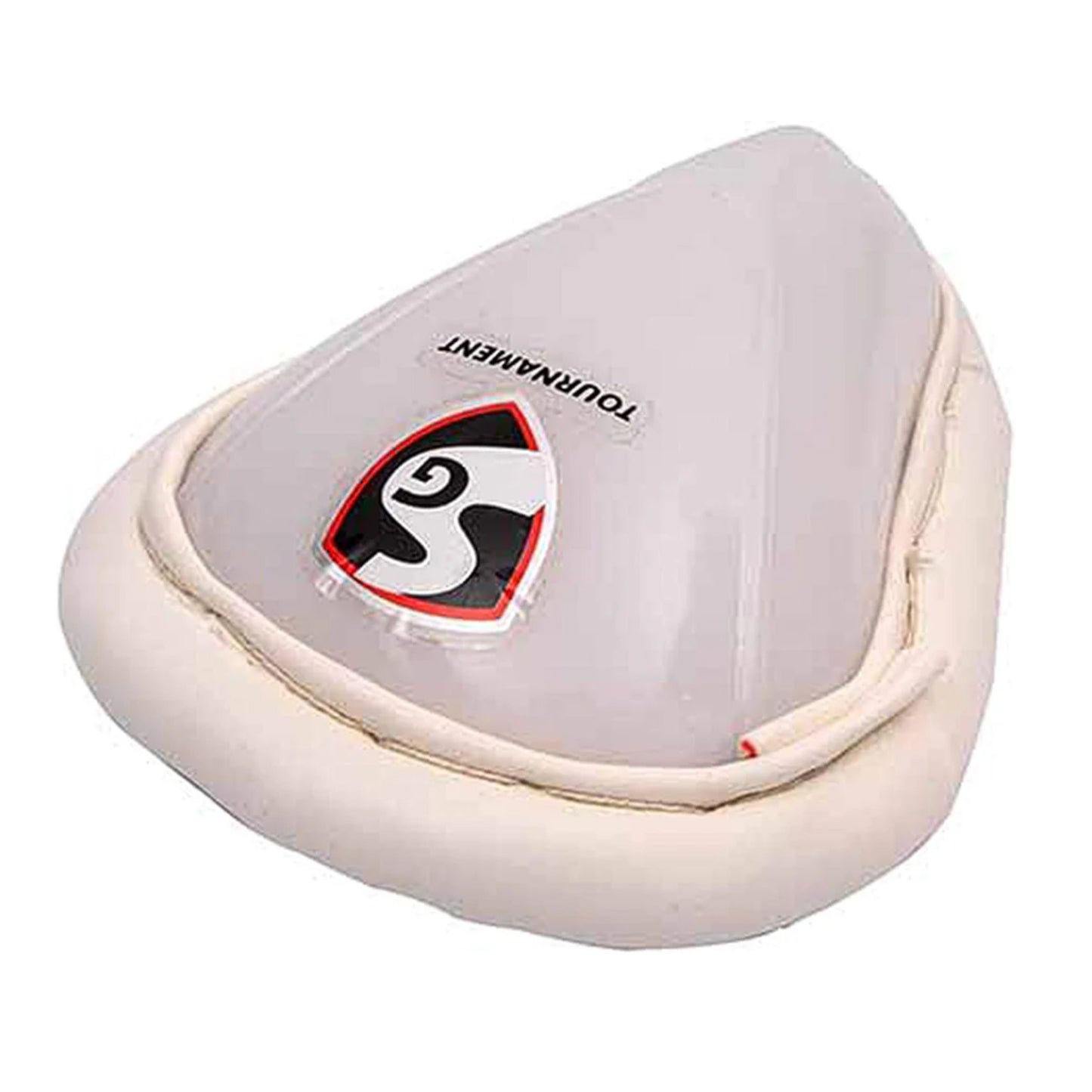 SG ACE Cricket Abdominal Guard | Material: plastic | For workout, gym, cricket and other sports | Edge with foam coating