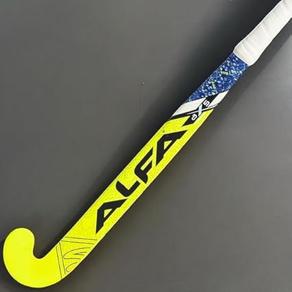 A L F A Unisex-Adult AX5 Hockey Stick, Fluorgelb, 36.5 Inches