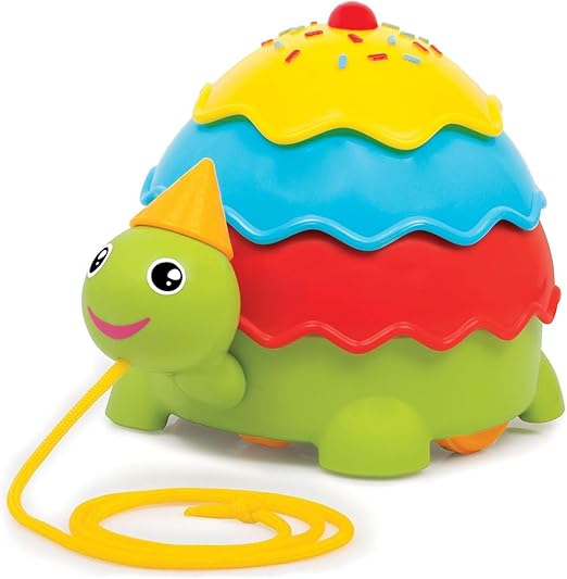 Funskool Giggles Tartaruga Gelato: Ziehspielzeug mit Quetsch- und Sprühfunktion, fördert die motorischen Fähigkeiten, geeignet für Kinder ab 18 Monaten, bunt und ideal für die Kleinen.