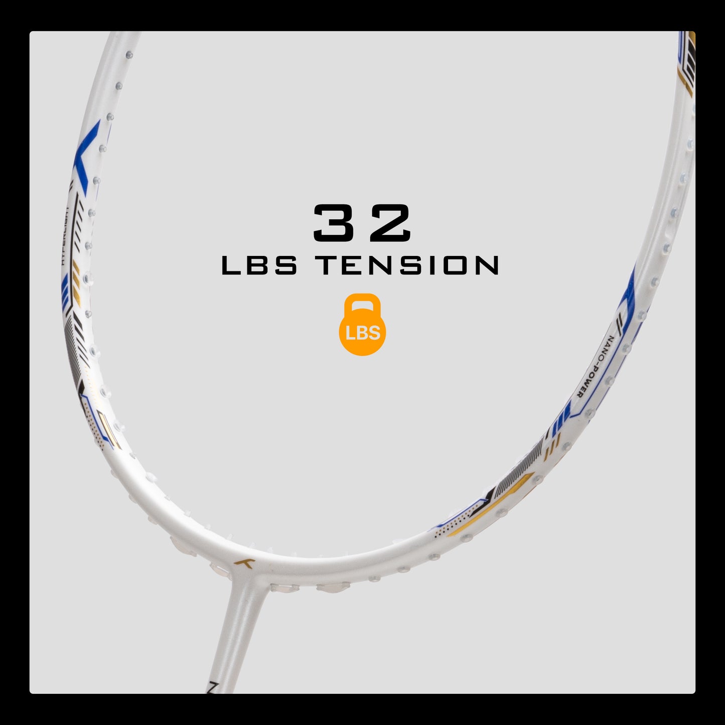 Hundred Nuclear 72 Badmintonschläger
