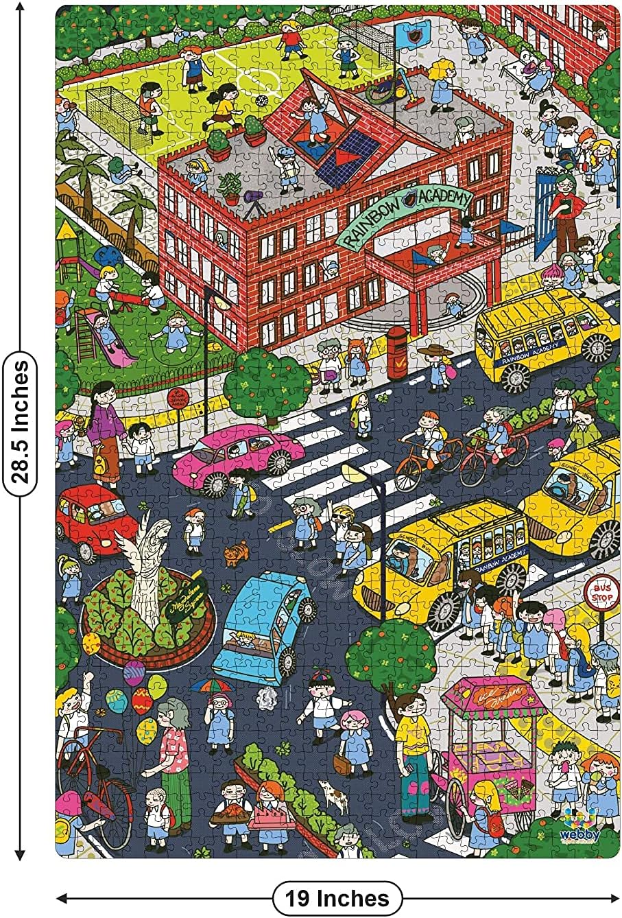 Webby After School Illustration Puzzle | 1000 Teile | Anspruchsvolles Puzzle für Jugendliche und Erwachsene | Fördert Konzentration, Problemlösungsfähigkeit und Kreativität | STEM-Lernspielzeug für Kinder ab 14 Jahren