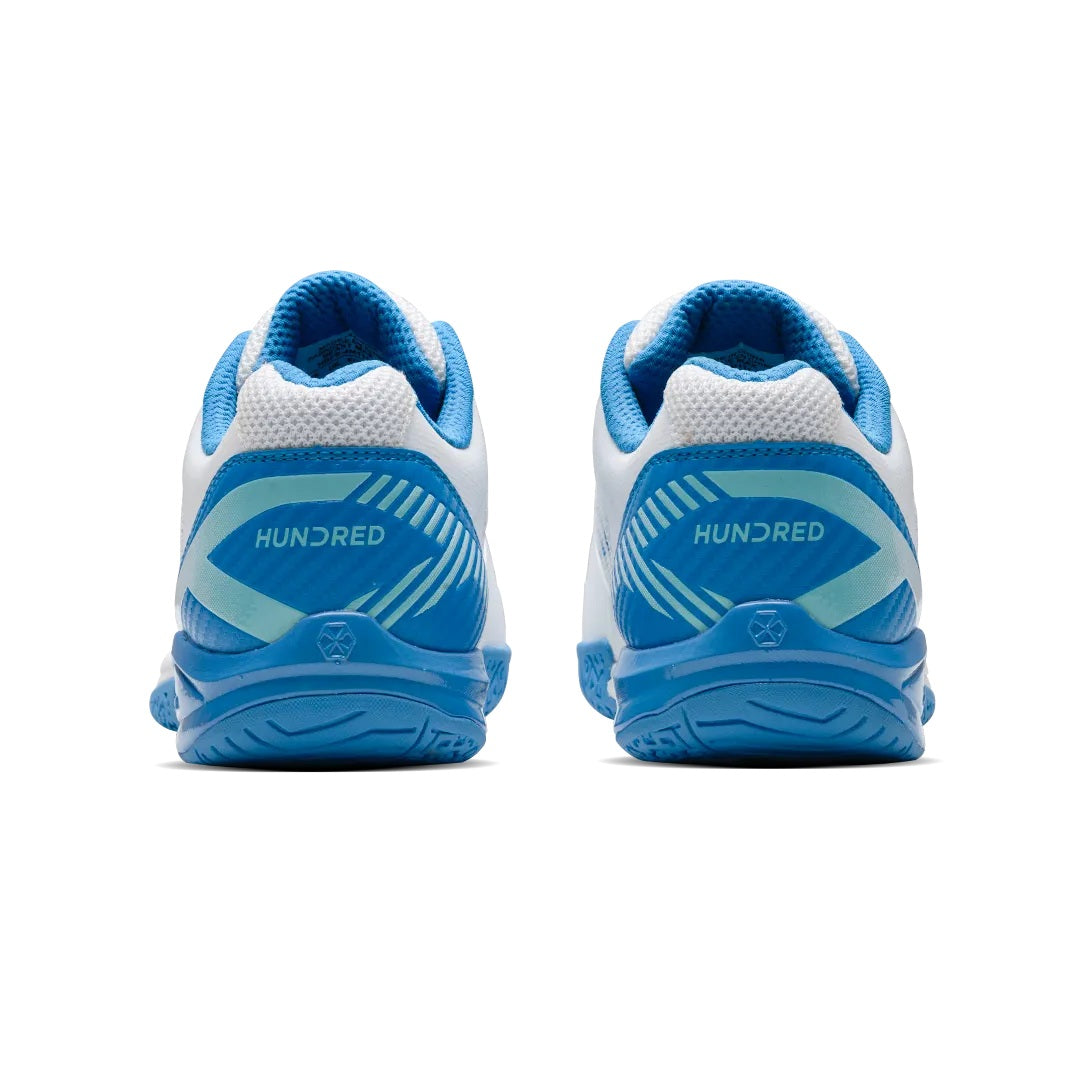 Hundred BEAST MAX Badminton Shoe (White/Blue)
