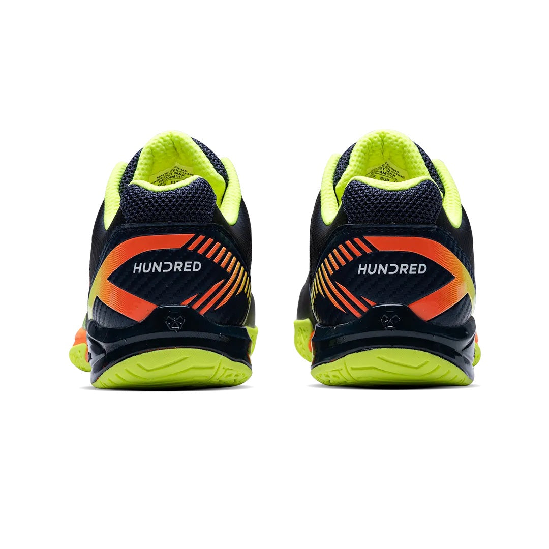 Hundred BEAST MAX Badminton Shoe Navy/Lime/Orange