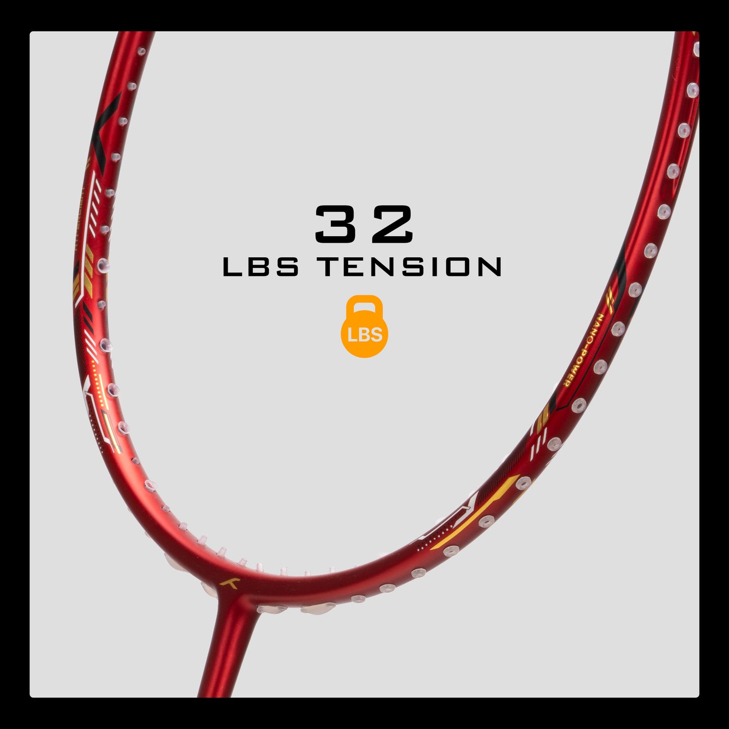 Hundred Nuclear 72 Badmintonschläger