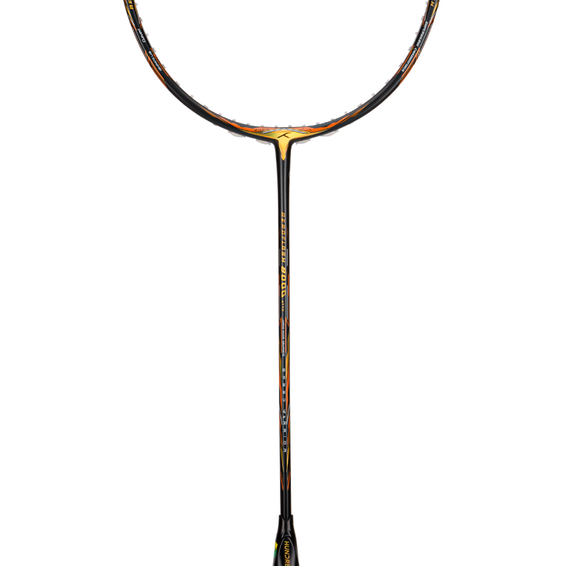 Hundred Aeroflash 8000 Attk Unbespannter Badmintonschläger mit kompletter Schlägerhülle | 84 Gramm | Maximale Besaitungsspannung: 34 lbs