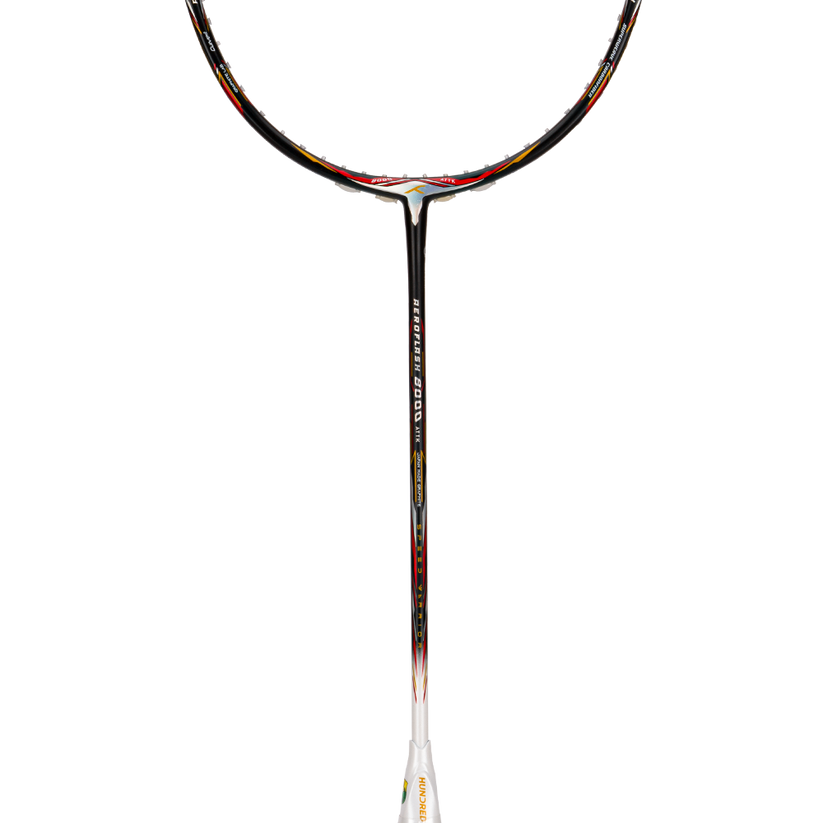 Hundred Aeroflash 8000 Attk Unbespannter Badmintonschläger mit kompletter Schlägerhülle | 84 Gramm | Maximale Besaitungsspannung: 34 lbs