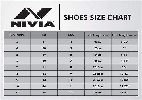 Nivia Premier Carbonite 2.0 Fußballschuhe | Synthetisches Leder | PVC-Sohle | Schnürverschluss | Gepolstertes Fußbett