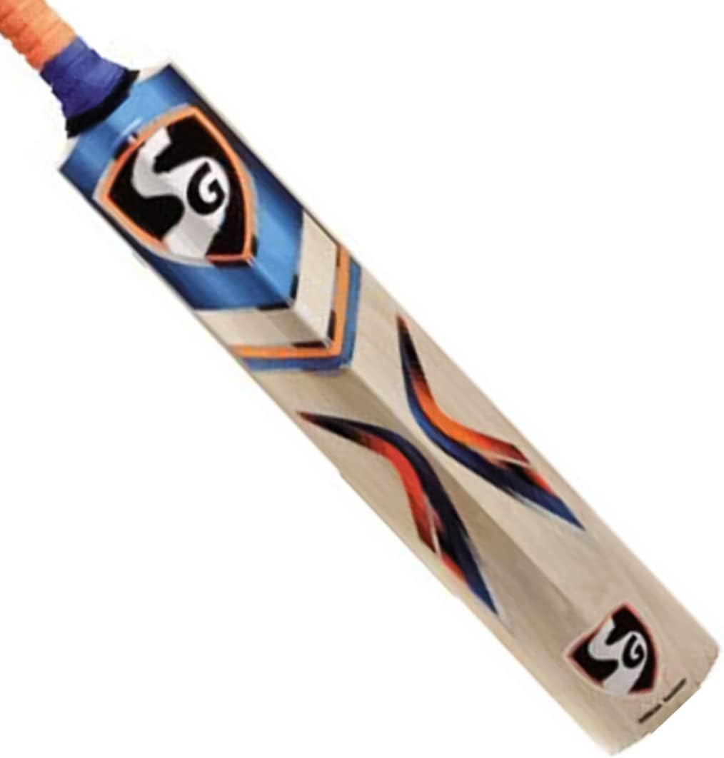 SG Reliant Xtreme Cricketschläger aus englischer Weide Grade 5 (Größe: kurzer Griff, Lederball)