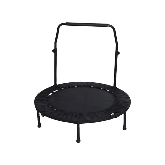Endless 40“ faltbares Mini-Trampolin mit Griff und Max. Belastung 220 Kg | Schwarz & Rot | Material: Legierter Stahl, Nylon | Indoor und Outdoor Fitness Workouts | Anti-Rutsch | Perfekt für Aerobic-Übungen