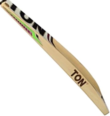 SS Ton Gutsy Cricket Bat für Herren und Jungen (Beige, Größe – 5) | Material: Englische Weide | Klasse B | Leichtgewicht | Kostenlose Hülle | Spielfertig | Für fortgeschrittene Spieler
