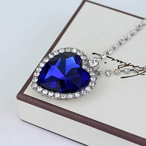 YouBella Stylish Party Wear Schmuck Versilberter Anhänger für Frauen