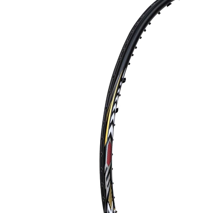 Hundred T-Rex 800 bespannter Badmintonschläger mit Vollbezug | 84 Gramm | Maximale Spannung ≤32 lbs