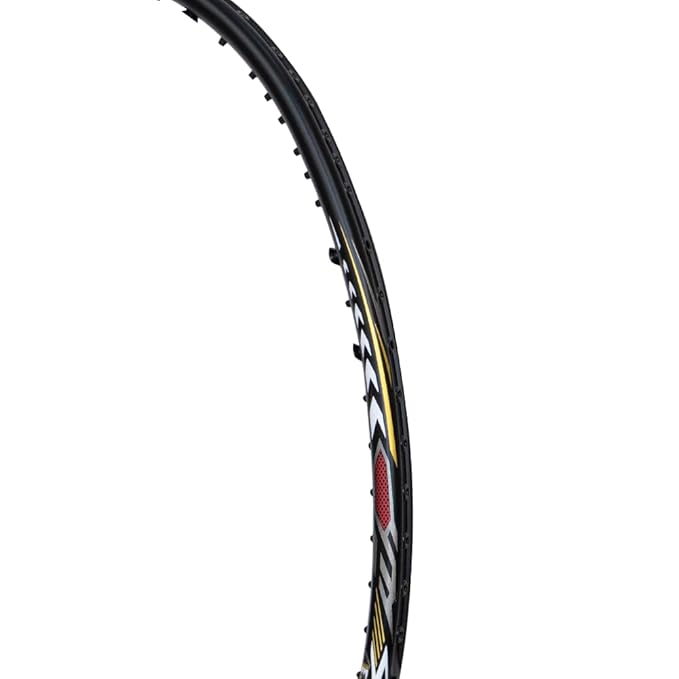 Hundred T-Rex 800 bespannter Badmintonschläger mit Vollbezug | 84 Gramm | Maximale Spannung ≤32 lbs