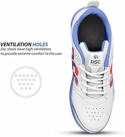 DSC Beamer X Cricket Schuhe | Farbe: Dark Cyan | Größe: 10UK/11US/44EU | Für Herren & Jungen | Material: Polyvinylchlorid | Leicht & sehr strapazierfähig | Langlebige Leistung