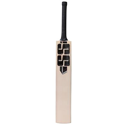 SS Magnum Pro Cricket Bat für Herren und Jungen (Beige, Größe -Short Handle/SH/Mens/Full Size) | Material: Englische Weide | Leichtgewicht | Kostenlose Hülle | Spielfertig | Für fortgeschrittene Spieler | Ideal für Lederball