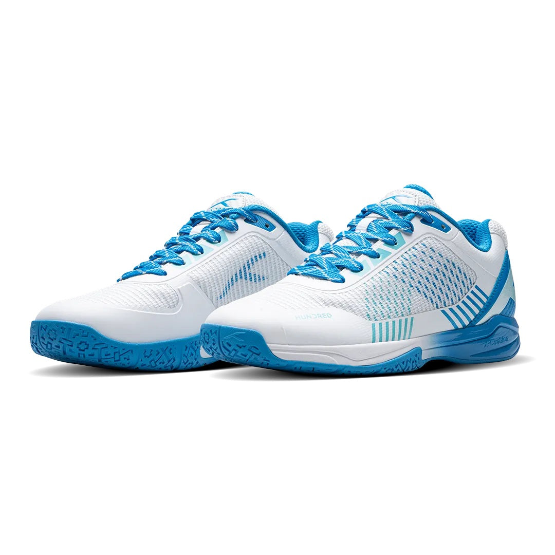 Hundred BEAST MAX Badminton Shoe (White/Blue)