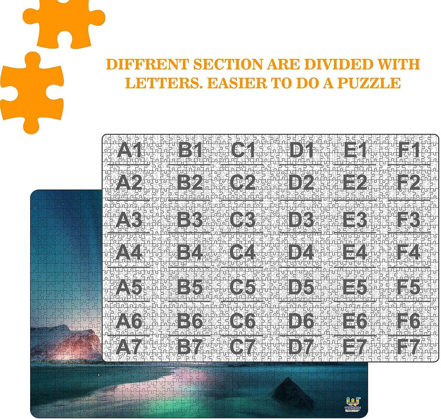 Webby Aurora Borealis Puzzle | 1000 Teile | Anspruchsvolles Puzzle für Jugendliche und Erwachsene | Fördert Konzentration, Problemlösungsfähigkeit und Kreativität | STEM-Lernspielzeug für Kinder ab 14 Jahren