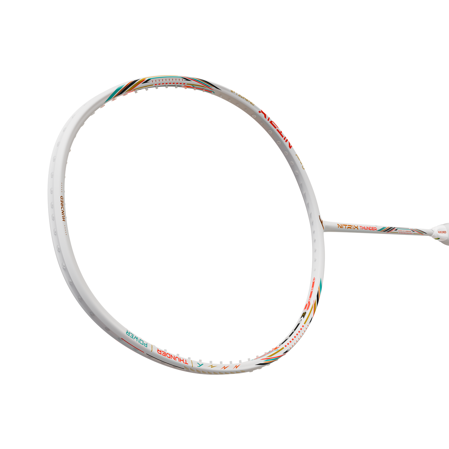 HUNDRED NITRIX THUNDER Badmintonschläger (5U) Geschwindigkeit & Kraft