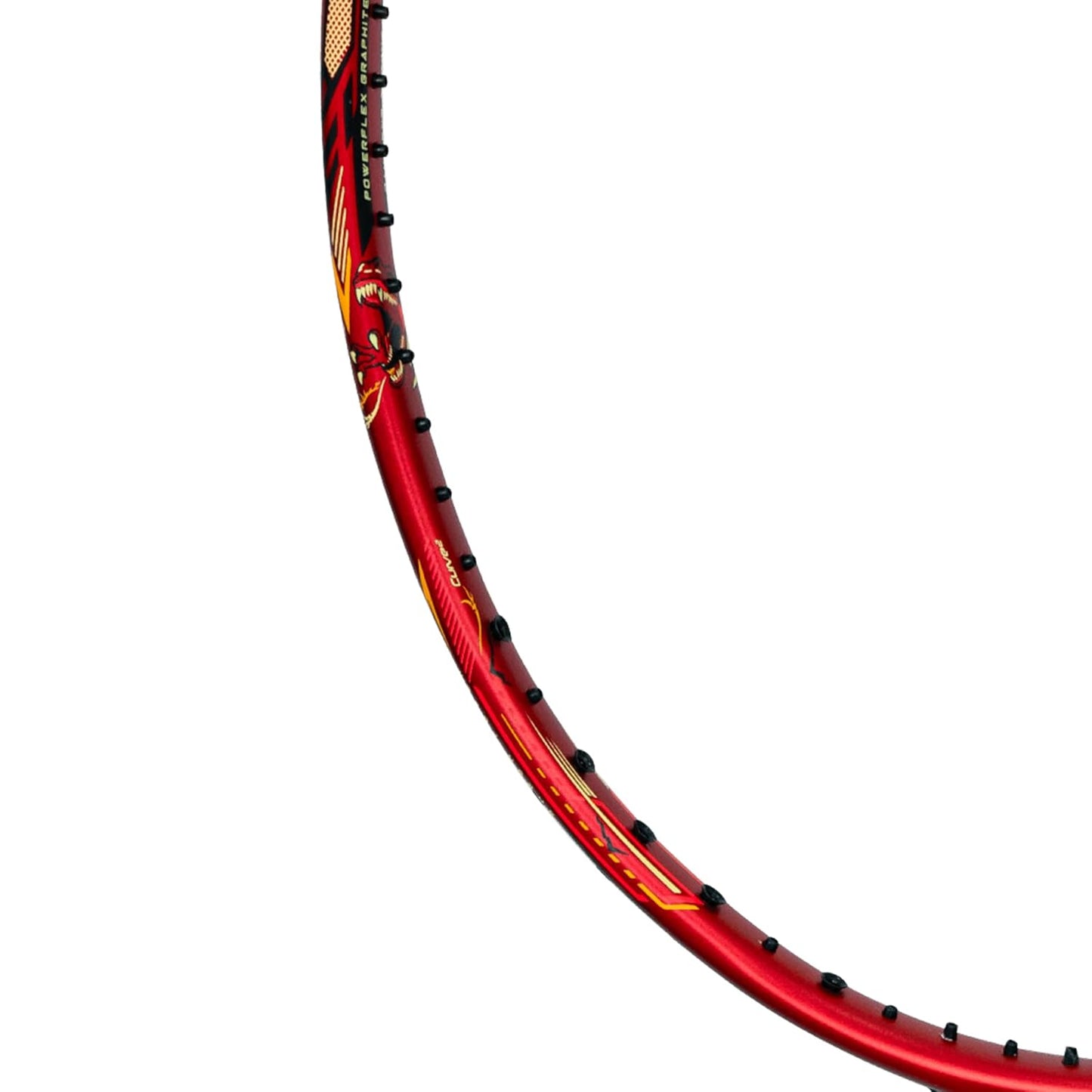 Hundred T-Rex 800 bespannter Badmintonschläger mit Vollbezug | 84 Gramm | Maximale Spannung ≤32 lbs