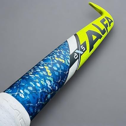 A L F A Unisex-Adult AX5 Hockey Stick, Fluorgelb, 36.5 Inches