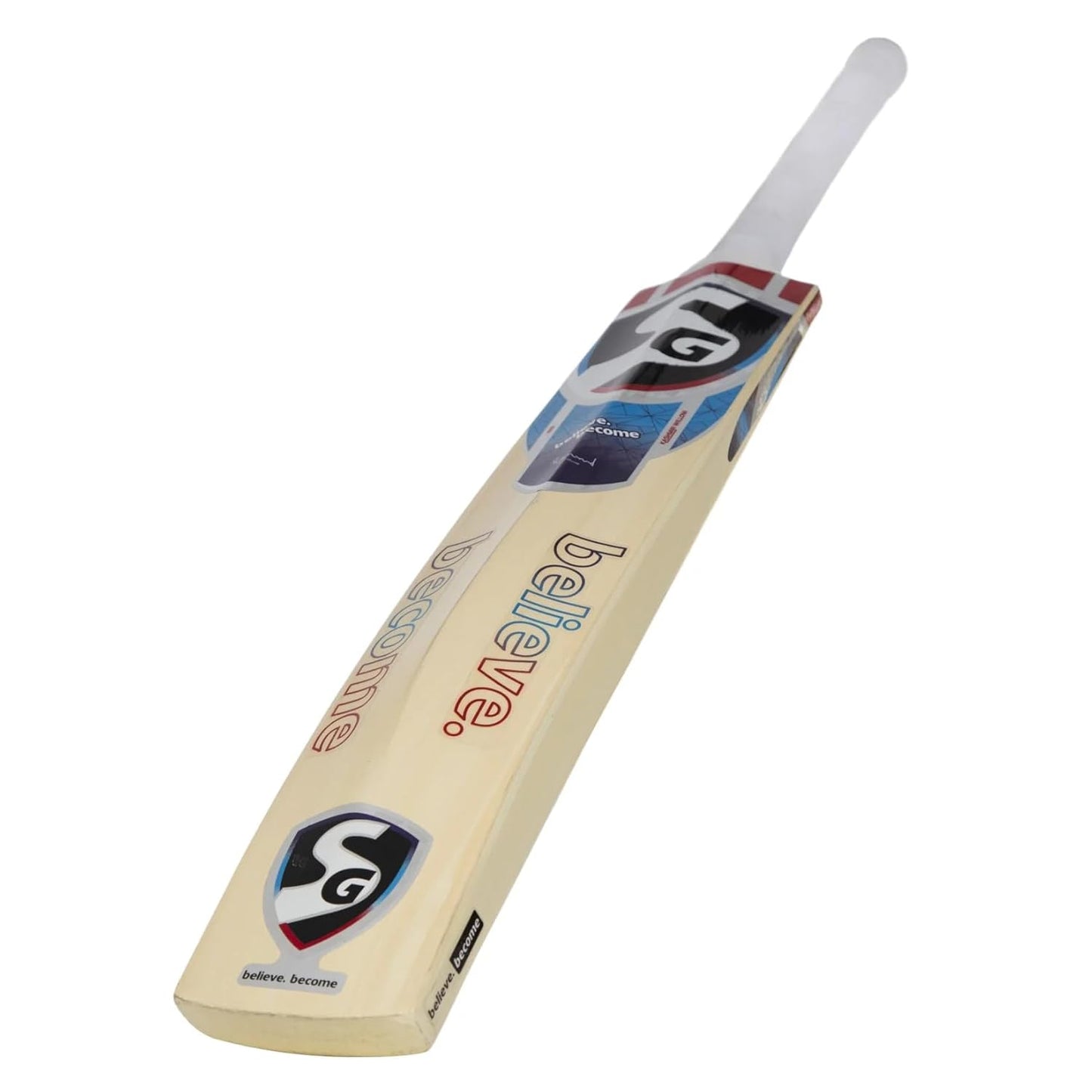 SG Max Cover Cricketschläger für Herren und Jungen (Beige) | Material: Kashmir Willow | Leichtgewicht | Free Cover | Spielfertig | Für Fortgeschrittene Spieler | Ideal für Lederball