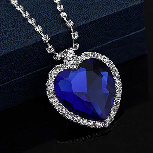 YouBella Stylish Party Wear Schmuck Versilberter Anhänger für Frauen