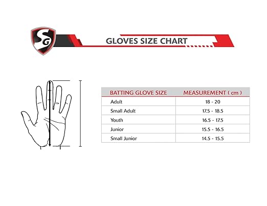 SG Prosoft Cricket Batting Gloves | Multicolor | Größe: Junior | Für Rechtshänder Batsman