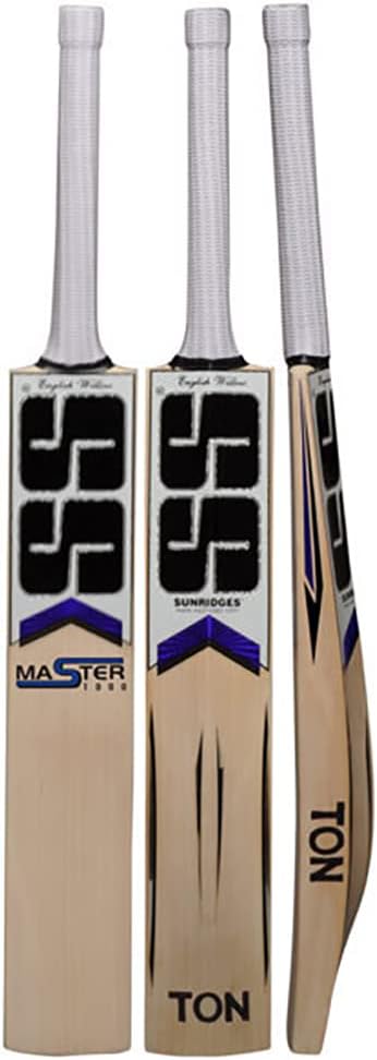 SS Master Kashmir Willow Cricket Bat | Material: Kashmir Willow Wood | Leichtgewicht | Für fortgeschrittene Spieler