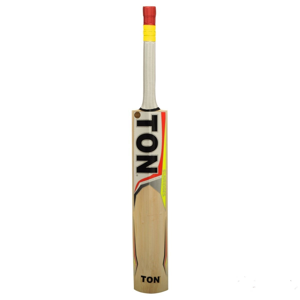 SS TON Maximus Cricketschläger für Herren und Jungen (Beige) | Material: Kashmir Willow | Leichtgewicht | Kostenlose Hülle | Spielfertig | Für fortgeschrittene Spieler | Ideal für Lederball
