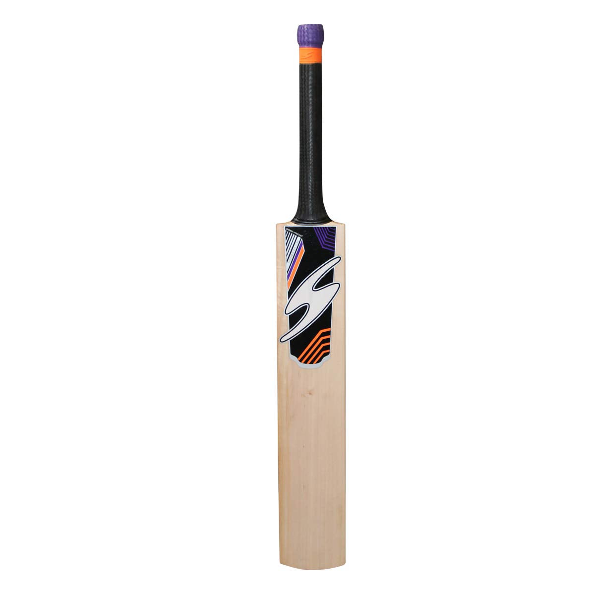 SS Men's Orange Cricket Bat, Beige, Short Handle