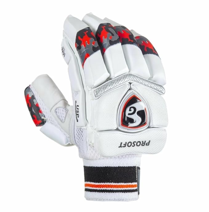 SG Prosoft Cricket Schlaghandschuhe | Mehrfarbig | Größe: Jugend | Für Linkshänder-Schlagmann