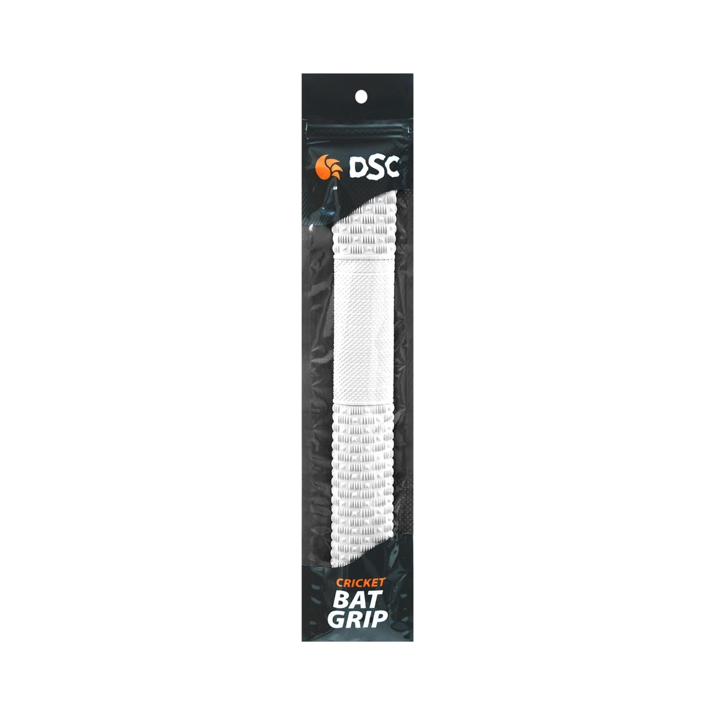 DSC Hayden Cricket Bat Grip | Color: White | Pack of 1 | Material: Rubber | Better shock absorption | Improved control | Easy installation | Use for all players | Comfortable fit
