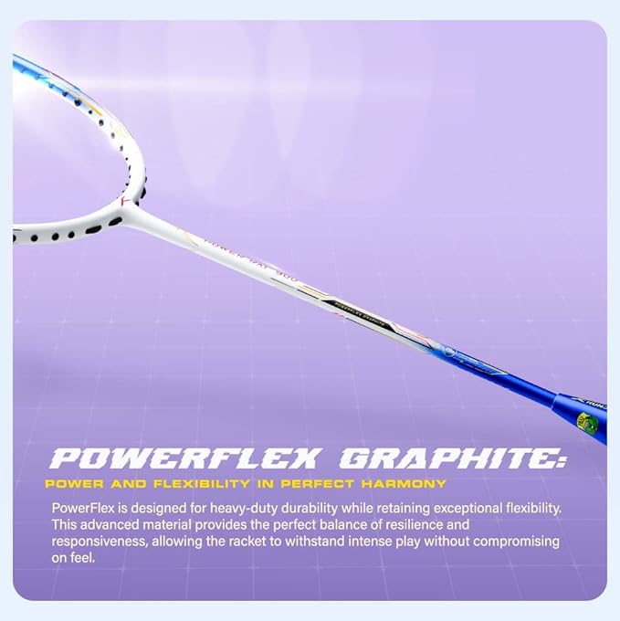 Hundred Power Ray 900 Badmintonschläger mit Vollbezug | 79 Gramm | Maximale Spannung ≤32 lbs