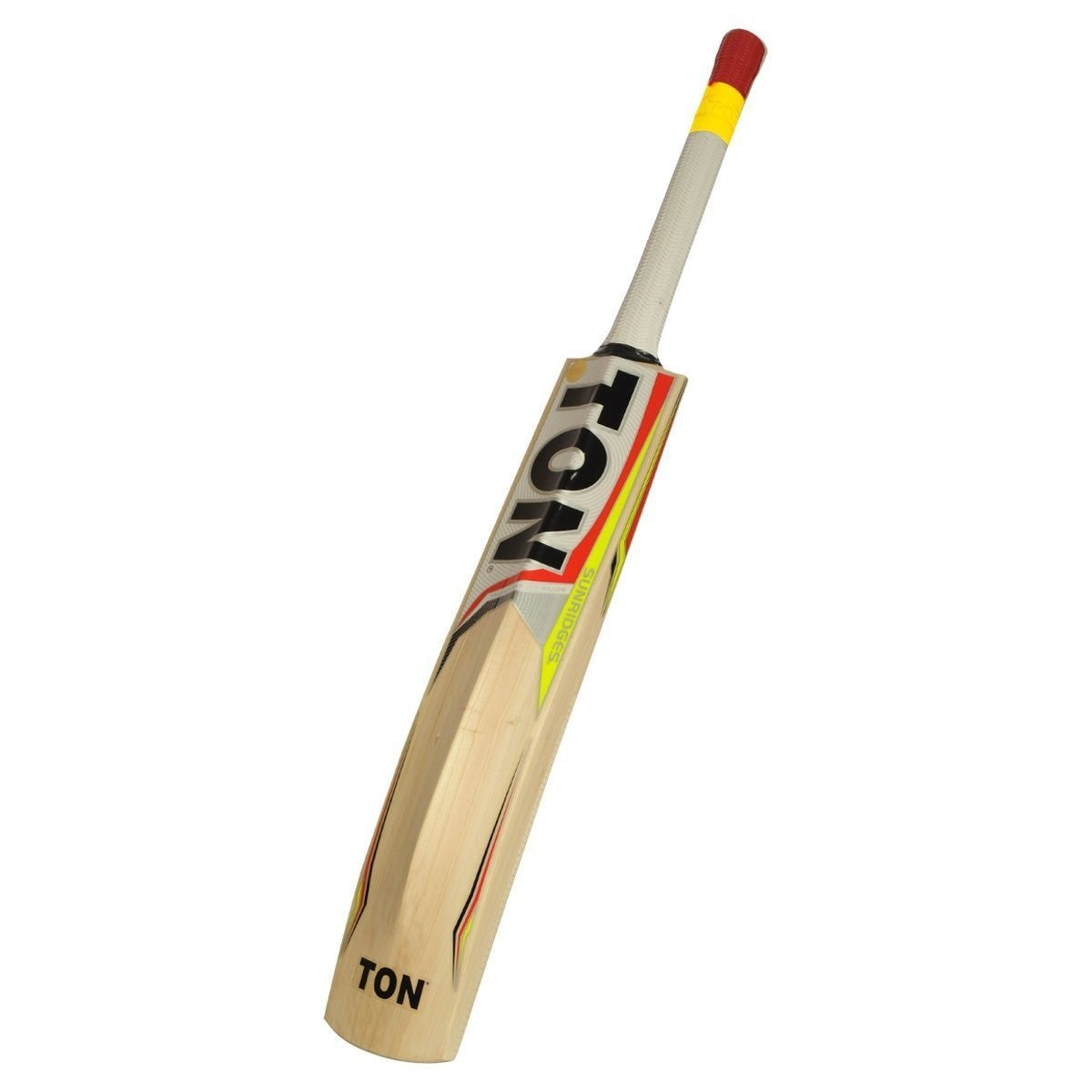 SS TON Maximus Cricketschläger für Herren und Jungen (Beige) | Material: Kashmir Willow | Leichtgewicht | Kostenlose Hülle | Spielfertig | Für fortgeschrittene Spieler | Ideal für Lederball