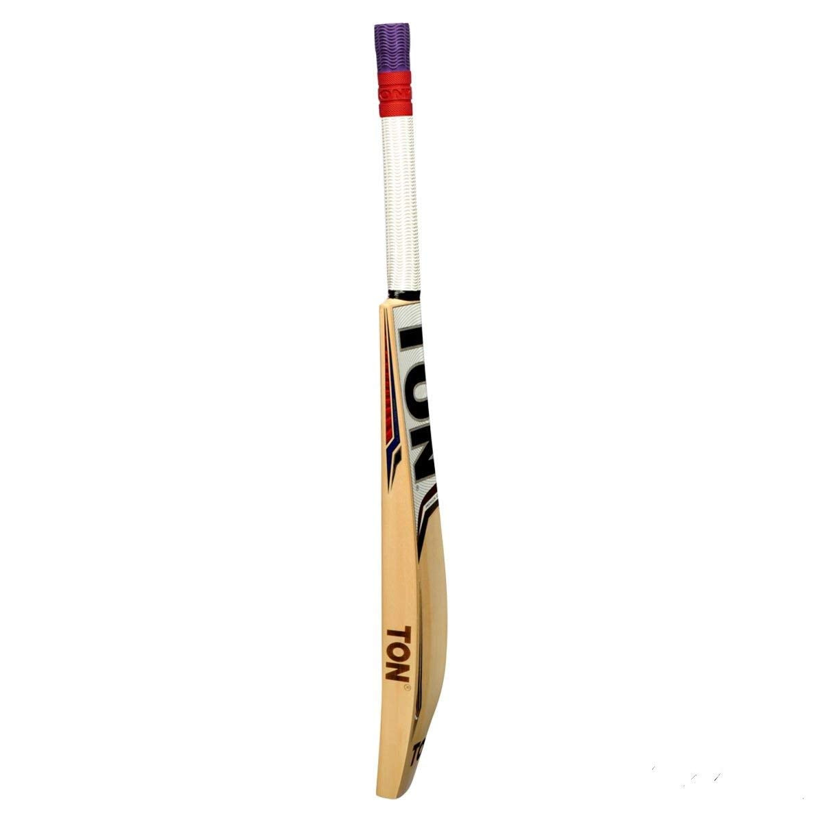 SS Ton Reserve Edition Kashmir Willow Cricket Bat | Farbe: Beige | Material: Kashmir Willow Wood | Leichtgewicht | Für fortgeschrittene Spieler